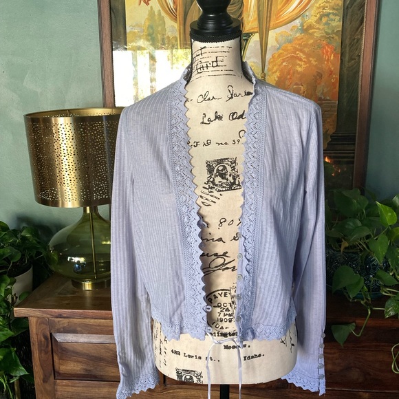Free People Tops - Free People Button-Up Jersey Top